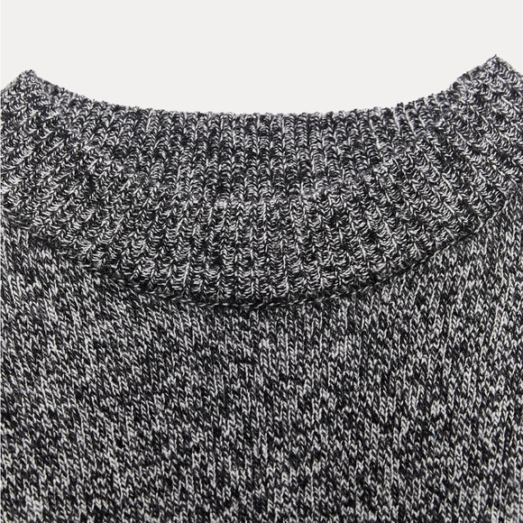 Zara 100% wool sweater gray - Picture 4 of 5